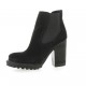 Exit Boots cuir velours noir