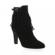 Vidi studio Boots cuir velours noir