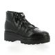 Benoite c Boots cuir python noir