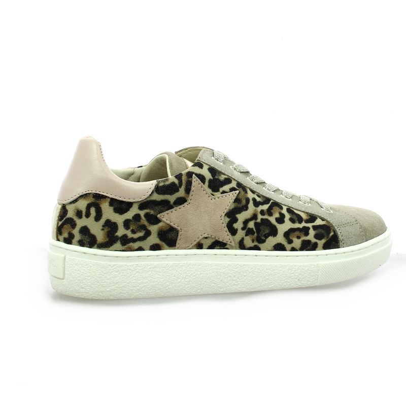 basket reqins femme leopard