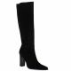 Vidi studio Bottes cuir velours noir