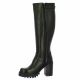 Spaziozero Bottes cuir noir