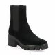 Pao Boots cuir velours noir