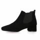 Reqins Boots cuir velours noir