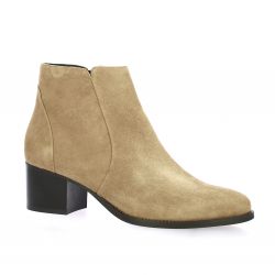 Vidi studio Boots cuir velours camel