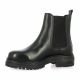 Impact Boots cuir noir