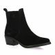 So send Boots cuir velours noir