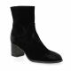 Gianni crasto Boots cuir velours noir