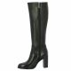 Gianni crasto Bottes cuir noir