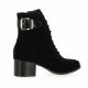 Vidi studio Boots cuir velours noir