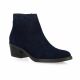 Vidi studio Boots cuir velours marine