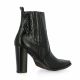 Vidi studio Boots cuir serpent noir