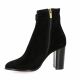 Pao Boots cuir velours noir