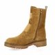 Reqins Boots cuir velours camel