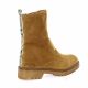 Reqins Boots cuir velours camel