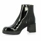 Pao Boots cuir vernis noir