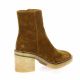 Alpe Boots cuir velours cognac