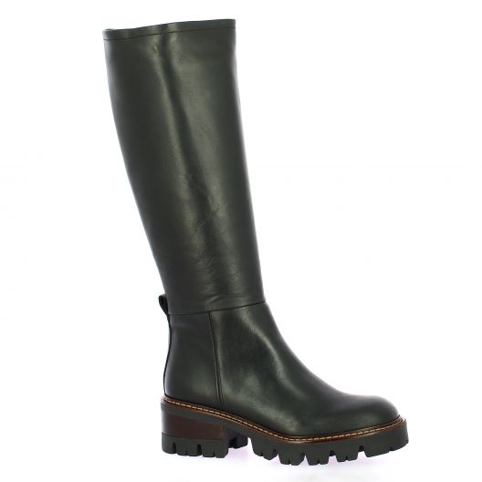 Pao Bottes cuir noir