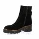 Pao Boots cuir velours noir