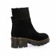 Pao Boots cuir velours noir