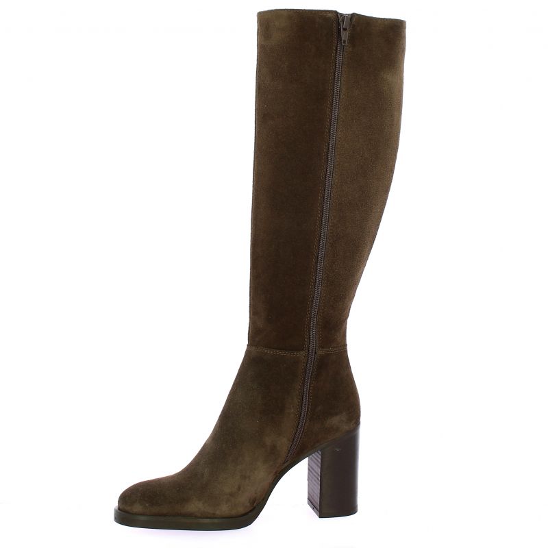 Bottes velours outlet marron