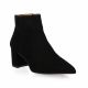 Pao Boots cuir velours noir