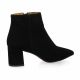 Pao Boots cuir velours noir