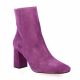 Vidi studio Boots cuir velours violet