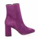 Vidi studio Boots cuir velours violet