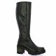 Pao Bottes cuir noir