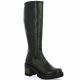 Pao Bottes cuir noir