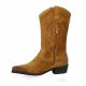 Creator Boots cuir velours cognac