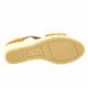 Exit Espadrille cuir velours cognac