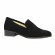 So send Mocassins cuir velours noir