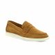 So send Mocassins cuir velours cognac