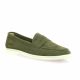 So send Mocassins cuir velours olive