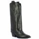 Angelica Bottes cuir noir