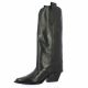 Angelica Bottes cuir noir