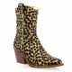 Angelica Boots cuir poulain leopard