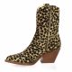 Angelica Boots cuir poulain leopard