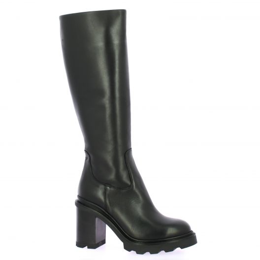 Mimmu Bottes cuir noir