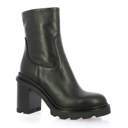 Mimmu Boots cuir noir