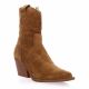 Angelica Boots cuir velours cognac