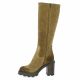 Mimmu Bottes cuir velours camel