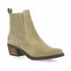 So send Boots cuir velours taupe