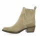 So send Boots cuir velours taupe