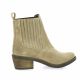 So send Boots cuir velours taupe