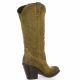 Metisse Bottes cuir velours camel