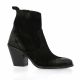 Metisse Boots cuir velours noir