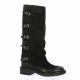 Metisse Bottes cuir nubuck noir